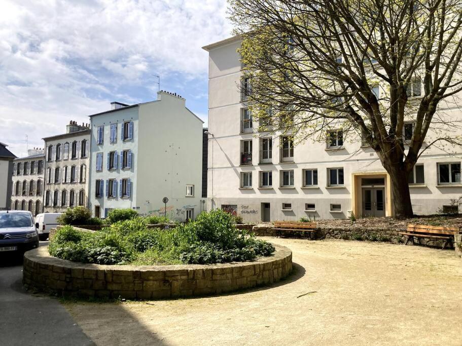 Les Capucins.Appartement Elegant,Vue Sur Le Jardin 布雷斯特 外观 照片